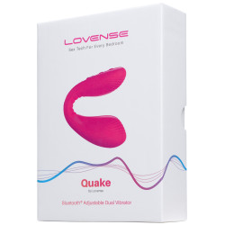 Lovense Stimulateur connecté Quake Lovense 9 x 3.7cm Rose